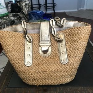 Michael Kors Sraw Tote Purse